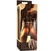 Коричневый мастубратор-вагина Nicole s Kitty - Blush Novelties - в Коломне купить с доставкой