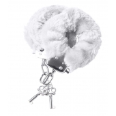 Наручники с белой меховой опушкой - ToyFa - купить с доставкой в Коломне