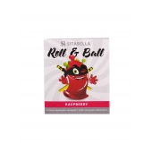 Стимулирующий презерватив-насадка Roll   Ball Raspberry - Sitabella - купить с доставкой в Коломне