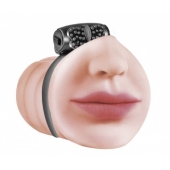 Мастурбатор-ротик с виброкольцом Satisfaction Beloved - Lola Games - в Коломне купить с доставкой