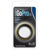 Черно-желтое силиконовое эрекционное кольцо Silicone Go Pro Cock Ring - Blush Novelties - в Коломне купить с доставкой