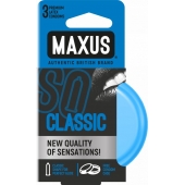 Классические презервативы в железном кейсе MAXUS Classic - 3 шт. - Maxus - купить с доставкой в Коломне