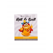 Стимулирующий презерватив-насадка Roll   Ball Banana - Sitabella - купить с доставкой в Коломне
