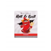 Стимулирующий презерватив-насадка Roll   Ball Cherry - Sitabella - купить с доставкой в Коломне