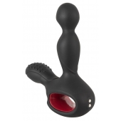 Черный вибромассажер простаты с нагревом и ротацией Prostate Plug - 14,5 см. - Orion - в Коломне купить с доставкой