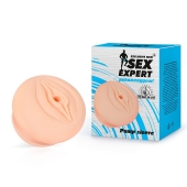 Телесная насадка-вагина на помпу - Sex Expert - в Коломне купить с доставкой