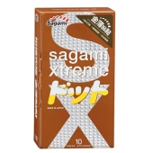 Презервативы Sagami Xtreme FEEL UP с точечной текстурой и линиями прилегания - 10 шт. - Sagami - купить с доставкой в Коломне
