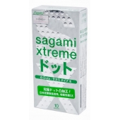 Презервативы Sagami Xtreme Type-E с точками - 10 шт. - Sagami - купить с доставкой в Коломне