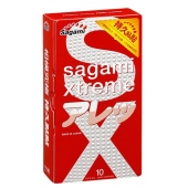 Утолщенные презервативы Sagami Xtreme Feel Long с точками - 10 шт. - Sagami - купить с доставкой в Коломне