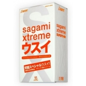 Ультратонкие презервативы Sagami Xtreme SUPERTHIN - 15 шт. - Sagami - купить с доставкой в Коломне