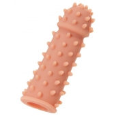 Телесная реалистичная насадка KOKOS Extreme Sleeve 03 с дополнительной стимуляцией - 12,7 см. - KOKOS - в Коломне купить с доставкой