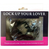 Черные меховые наручники Love с ключиками - Baile - купить с доставкой в Коломне