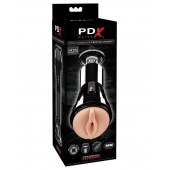 Телесный вибромастурбатор-вагина Cock Compressor Vibrating Stroker - Pipedream - в Коломне купить с доставкой