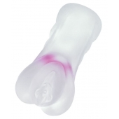 Прозрачный реалистичный мастурбатор Juicy Pussy Crystal Rose - ToyFa - в Коломне купить с доставкой