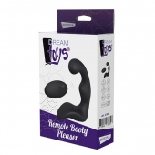 Черный вибромассажер простаты REMOTE BOOTY PLEASER - Dream Toys - в Коломне купить с доставкой