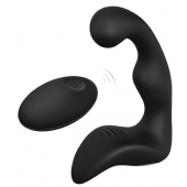 Черный вибромассажер простаты REMOTE BOOTY PLEASER - Dream Toys - в Коломне купить с доставкой