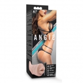 Телесный мастурбатор-ротик Angie - Blush Novelties - в Коломне купить с доставкой