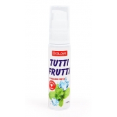 Гель-смазка Tutti-frutti со вкусом сладкой мяты - 30 гр. - Биоритм - купить с доставкой в Коломне