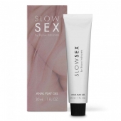 Лубрикант на водной основе Slow Sex Anal Play Gel - 30 мл. - Bijoux Indiscrets - купить с доставкой в Коломне