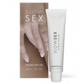 Гель для мастурбации с ароматом кокоса Slow Sex Finger Play Gel - 30 мл. - Bijoux Indiscrets - купить с доставкой в Коломне