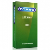 Текстурированные презервативы Torex  С точками  - 12 шт. - Torex - купить с доставкой в Коломне