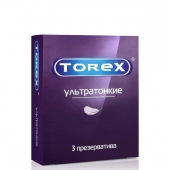 Презервативы Torex  Ультратонкие  - 3 шт. - Torex - купить с доставкой в Коломне