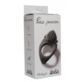 Черное эрекционное виброкольцо Pure Passion Midnight - Lola Games - в Коломне купить с доставкой