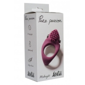 Бордовое эрекционное виброкольцо Pure Passion Midnight - Lola Games - в Коломне купить с доставкой