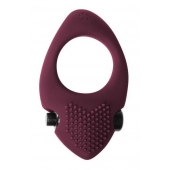 Бордовое эрекционное виброкольцо Pure Passion Sunset - Lola Games - в Коломне купить с доставкой