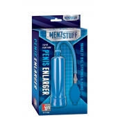 Синяя вакуумная помпа MENZSTUFF PENIS ENLARGER - Dream Toys - в Коломне купить с доставкой