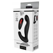 Черный вибромассажер простаты SWIRLING P-PLEASER - Dream Toys - в Коломне купить с доставкой