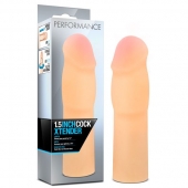 Телесная насадка-удлинитель на пенис PERFORMANCE 1.5INCH COCK XTENDER - 16 см. - Blush Novelties - в Коломне купить с доставкой