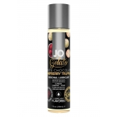 Лубрикант с ароматом трюфелей из белого шоколада и малины JO GELATO WHITE CHOCOLATE RASPBERRY TRUFFLE - 30 мл. - System JO - купить с доставкой в Коломне