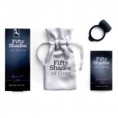 Темно-серое эрекционное кольцо Vibrating Love Ring с вибрацией - Fifty Shades of Grey - в Коломне купить с доставкой