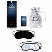 Набор из двух масок на глаза Soft Blindfold Twin Pack - Fifty Shades of Grey - купить с доставкой в Коломне