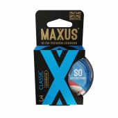 Классические презервативы в пластиковом кейсе MAXUS Classic - 3 шт. - Maxus - купить с доставкой в Коломне