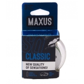 Классические презервативы в пластиковом кейсе MAXUS Classic - 3 шт. - Maxus - купить с доставкой в Коломне