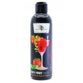 Интимный гель-смазка JUICY FRUIT с ароматом клубники - 200 мл. - БиоМед - купить с доставкой в Коломне