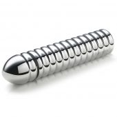 Рельефный фаллос для интенсивного электросекса Groovey George - 20 см. - MyStim - купить с доставкой в Коломне