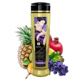 Массажное масло Libido Exotic Fruits с ароматом экзотических фруктов - 240 мл. - Shunga - купить с доставкой в Коломне