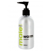 Лубрикант с согревающим эффектом MALE Cobeco Warm Lubricant - 250 мл. - Cobeco - купить с доставкой в Коломне