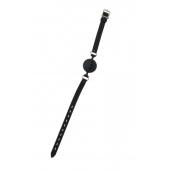 Черный кляп-шарик Charmer M - Lola Games - купить с доставкой в Коломне