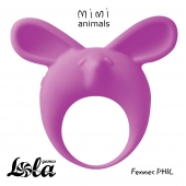 Фиолетовое эрекционное кольцо Fennec Phil - Lola Games - в Коломне купить с доставкой