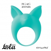 Зеленое эрекционное кольцо Kitten Kyle - Lola Games - в Коломне купить с доставкой