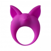 Фиолетовое эрекционное кольцо Kitten Kyle - Lola Games - в Коломне купить с доставкой