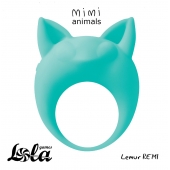 Зеленое эрекционное кольцо Lemur Remi - Lola Games - в Коломне купить с доставкой