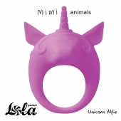 Фиолетовое эрекционное кольцо Unicorn Alfie - Lola Games - в Коломне купить с доставкой