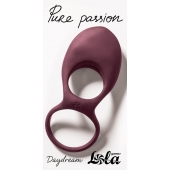 Бордовое эрекционное виброкольцо Daydream - Lola Games - в Коломне купить с доставкой