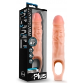 Телесный реалистичный фаллоудлинитель 9 Inch Silicone Cock Sheath Penis Extender - 22,86 см. - Blush Novelties - в Коломне купить с доставкой