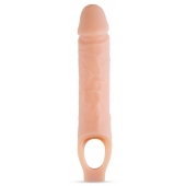 Телесный реалистичный фаллоудлинитель 10 Inch Silicone Cock Sheath Penis Extender - 25,4 см. - Blush Novelties - в Коломне купить с доставкой